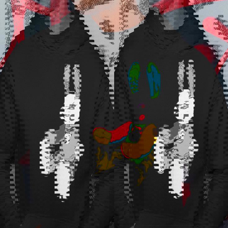 小さめうさぎ星人 Yunaカラー パーカー 面白い贈り物