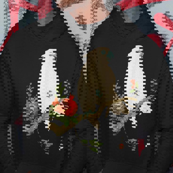 小原 古邨1877年－1945年 、【オウムにザクロ】、日本文化 日本画 パーカー 面白い贈り物