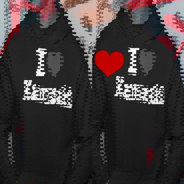 川崎市 I Heart Kawasaki I Love Kawasaki パーカー 面白い贈り物