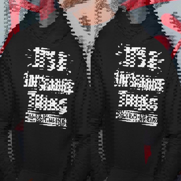 巨大サンショウウオのこと 理解できないアニナル愛好家 パーカー 面白い贈り物