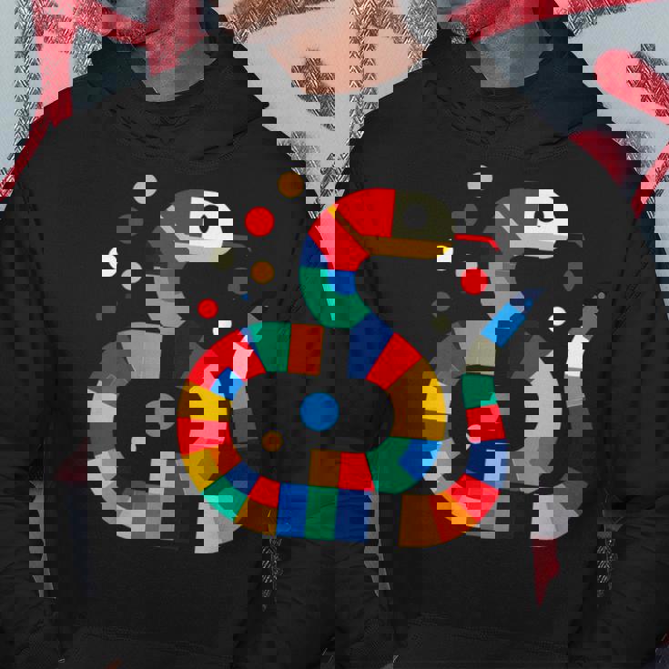 幾何学的 ミニマリズム イラスト ガーター 蛇 爬虫類 パーカー 面白い贈り物