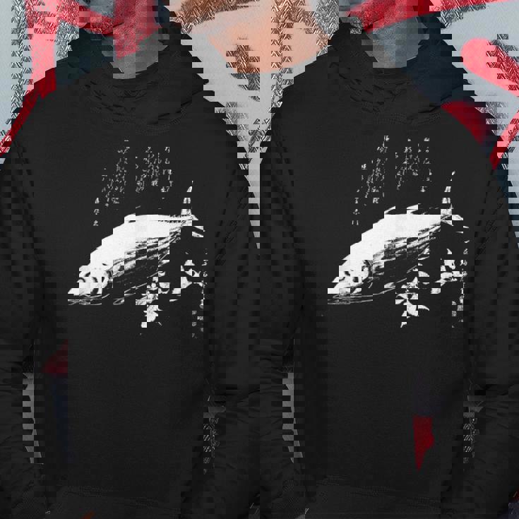 広重作 カツオ魚 おしゃれ 日本美術 パーカー 面白い贈り物