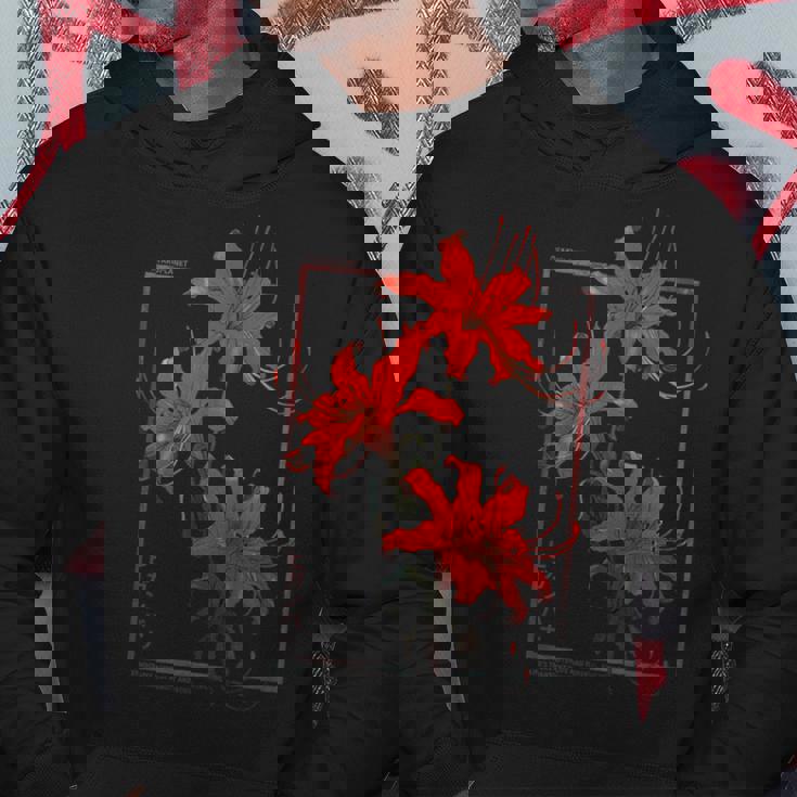 彼岸花 または 曼珠沙華 グランジ 日本の アニメ 美学 パーカー 面白い贈り物