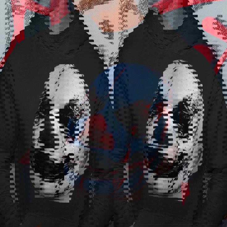 怖い顔 パーカー 面白い贈り物