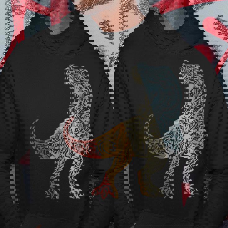 恐竜 レトロスタイル ビンテージ パーカー 面白い贈り物