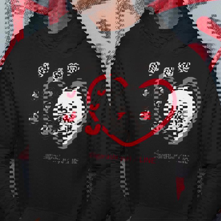 愛しすぎて大好きすぎる。 ペアデザイン にゃんこ パーカー 面白い贈り物