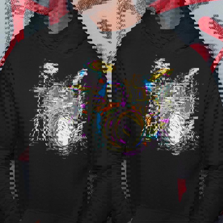 抽象アート ドラム ミュージシャン 音楽バンド 王座 ヌース パーカー 面白い贈り物