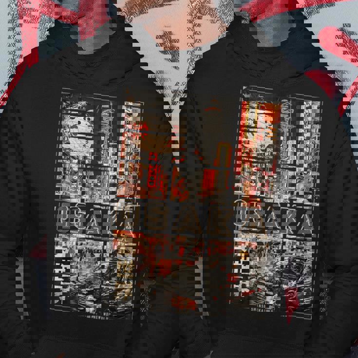 日本 大阪 ヴェイパーウェイヴ 日本語 レトロ な雰囲気 美学 パーカー 面白い贈り物