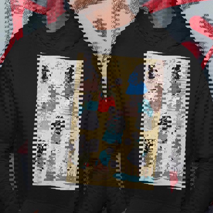 日本の猫 歌川国芳 流行猫の曲鞠 ヴィンテージ浮世絵 芸術の美的 日本の伝統美術 パーカー 面白い贈り物