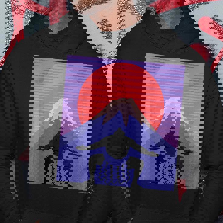 日本の相撲力士は、日本のマワシで 富士山の美学 パーカー 面白い贈り物