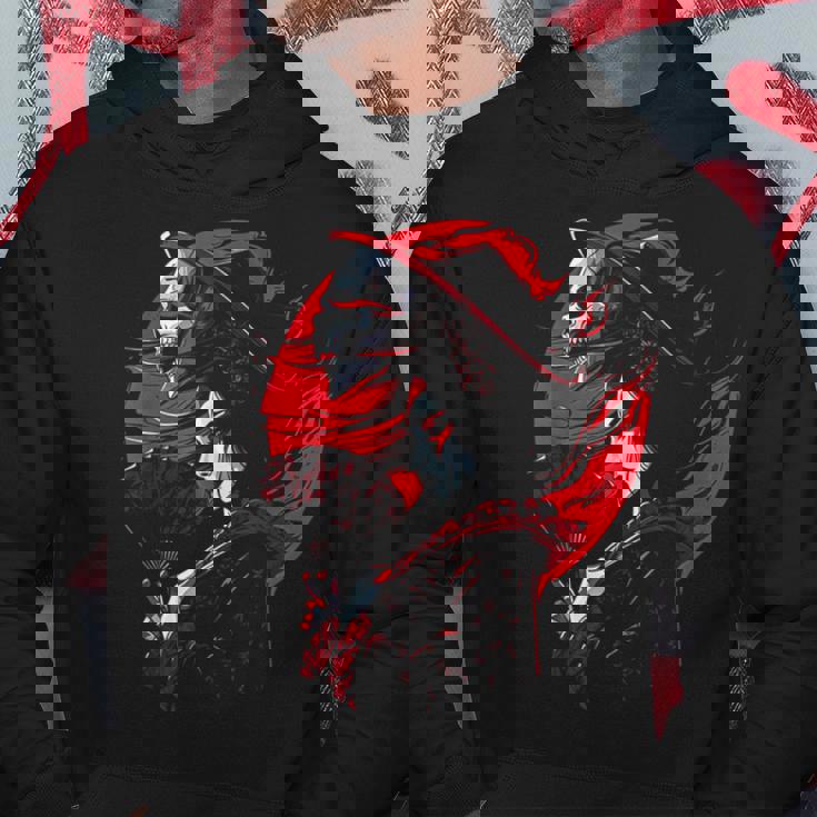 日本の芸者 死神 オタクゴス アニメ アート ファッション 2 パーカー 面白い贈り物