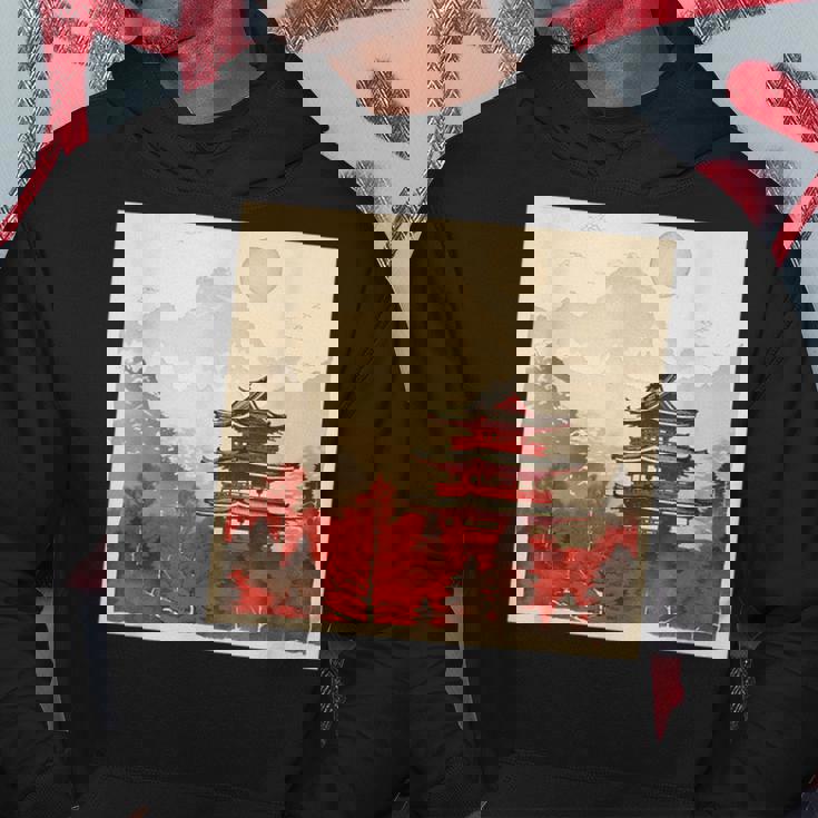 日本アジア アジア 日本風 ヴィンテージ レトロ 自然 パーカー 面白い贈り物