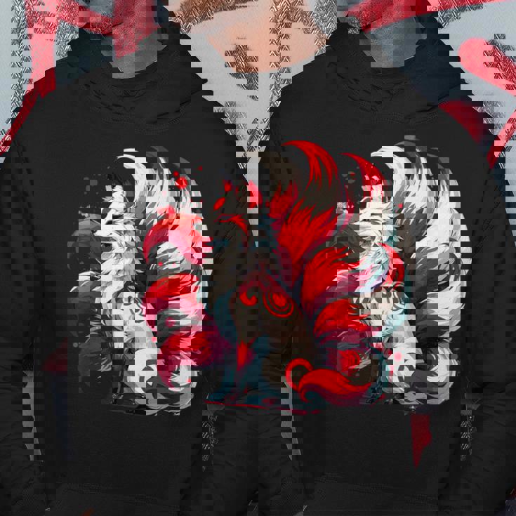 日本アニメ キツネ 九尾 パーカー 面白い贈り物