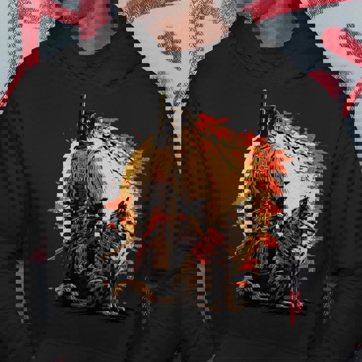 日本美術 忍者 浮世絵 アニメ風 侍 改 健 パーカー 面白い贈り物