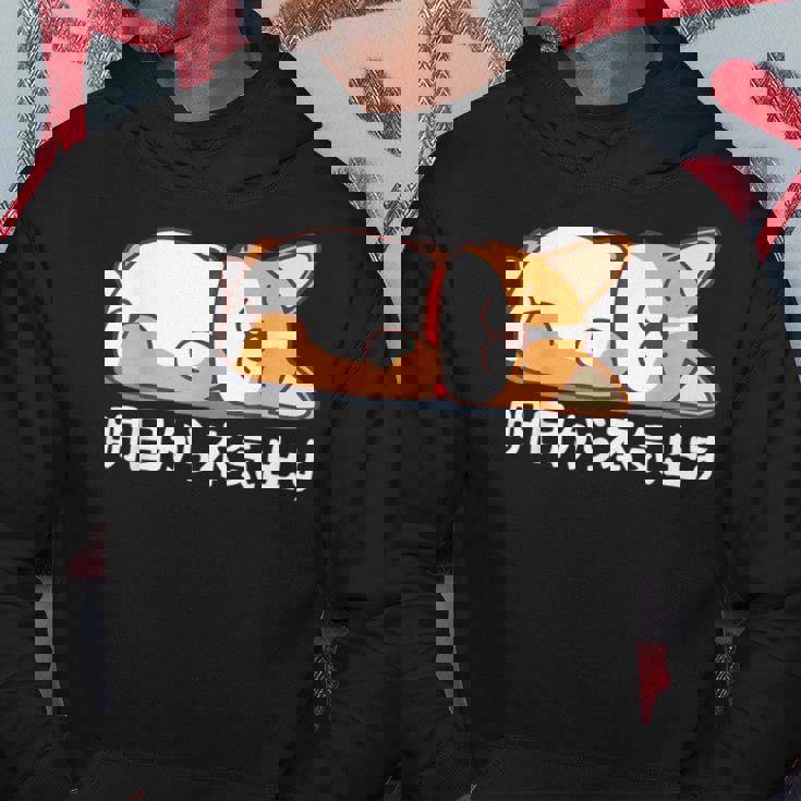 明日から本気出す ウェルシュ・コーギー・ペンブローク犬・ 犬好き かわいい おもしろ 面白い パーカー 面白い贈り物