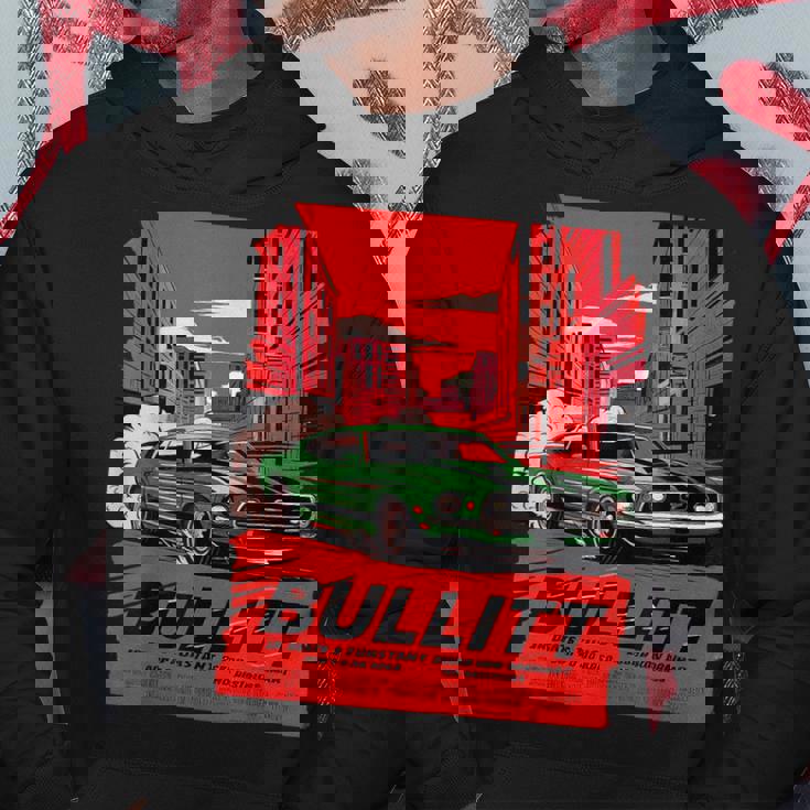 映画 ブリット マッスルカー イラスト パーカー 面白い贈り物