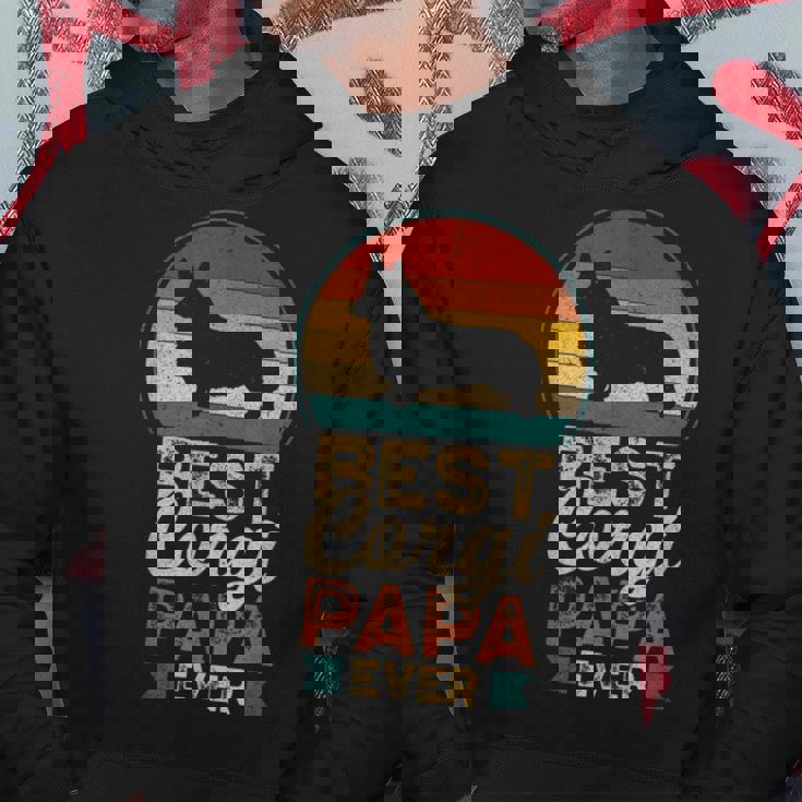 最高のコーギー・パパ、父の日 パーカー 面白い贈り物