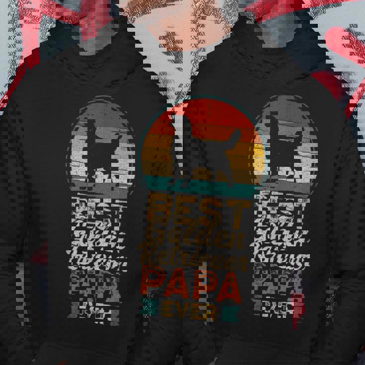 最高のゴールデンレトリバー・パパ、父の日 パーカー 面白い贈り物