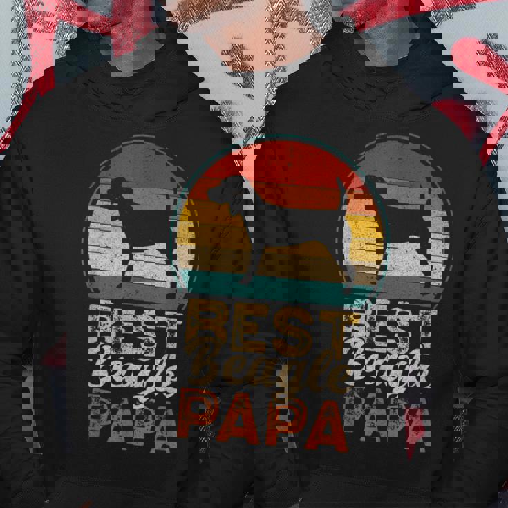 最高のビーグル・パパ、父の日 パーカー 面白い贈り物