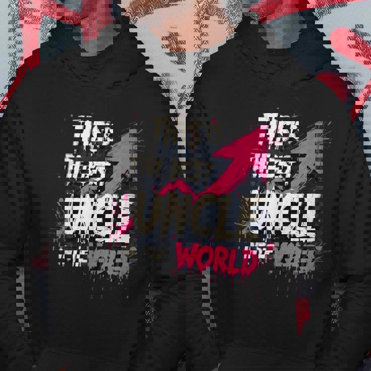 最高の叔父デザイン パーカー 面白い贈り物