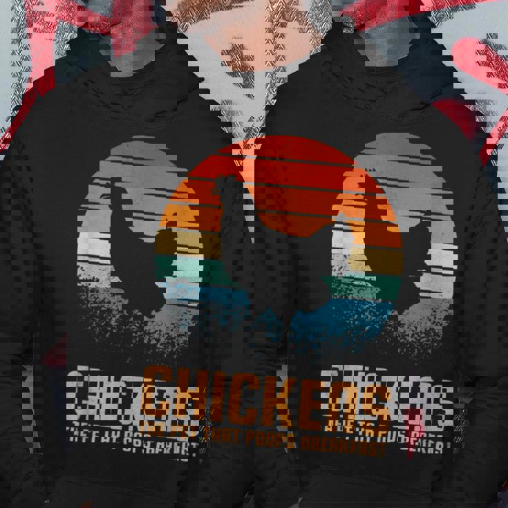 朝ごはんを食べるペット、ニワトリ パーカー 面白い贈り物