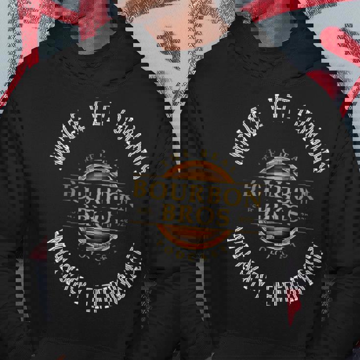 本物のバーボンブラザーズのモットーデザイン。 パーカー 面白い贈り物