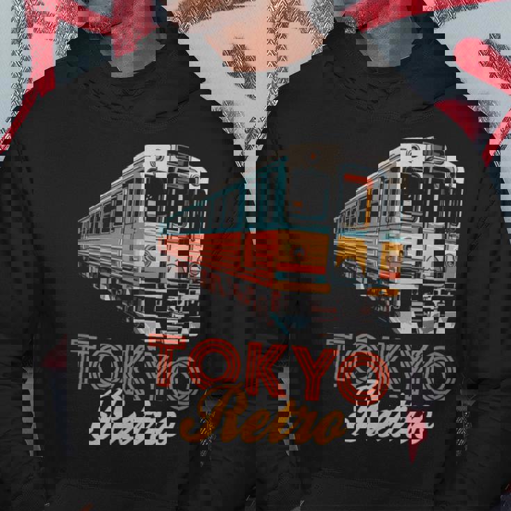 東京 レトロ 電車 日本 ヴィンテージ 列車 旅行 お土産 パーカー 面白い贈り物