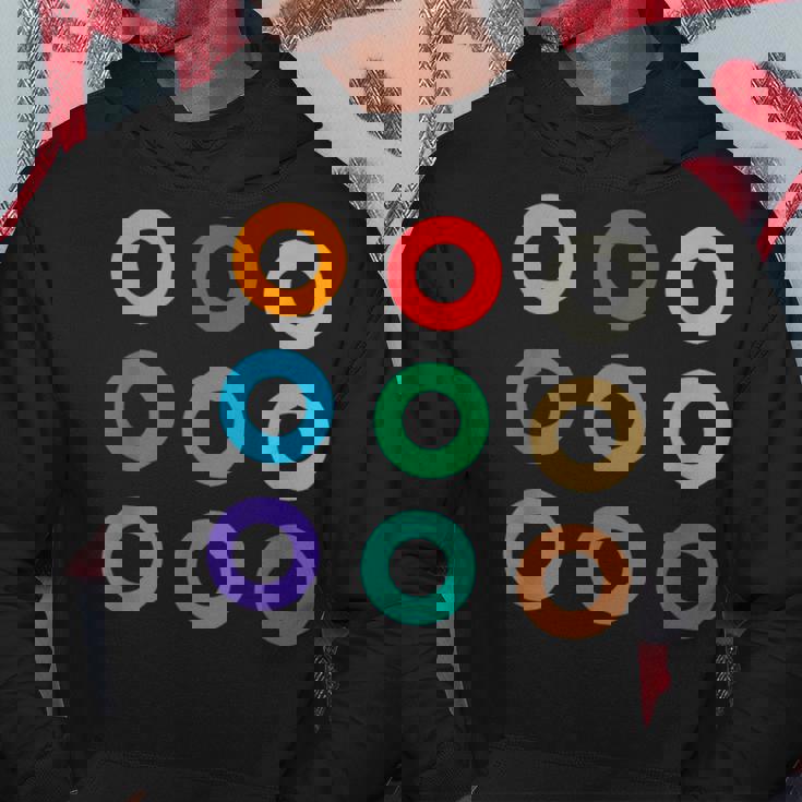 東京の地下鉄 カラー 色 マーク 丸【電車ファン】鉄道【変なtシャツ屋さん】メトロ 面白い ポップ パーカー 面白い贈り物