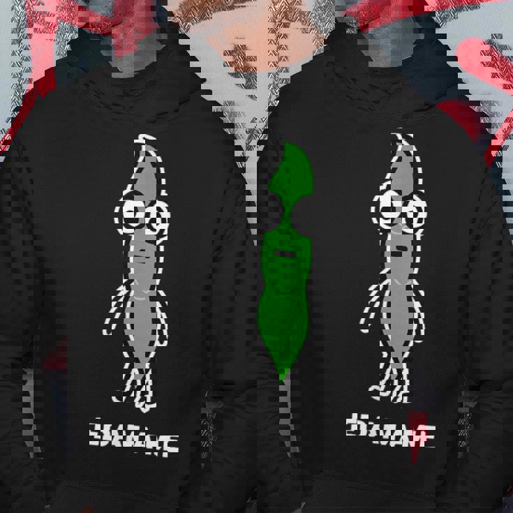 枝豆 えだまめ 顔 イラスト かわいい おもしろ 面白い 簡単 シンプル ゆるい 野菜 パーカー 面白い贈り物