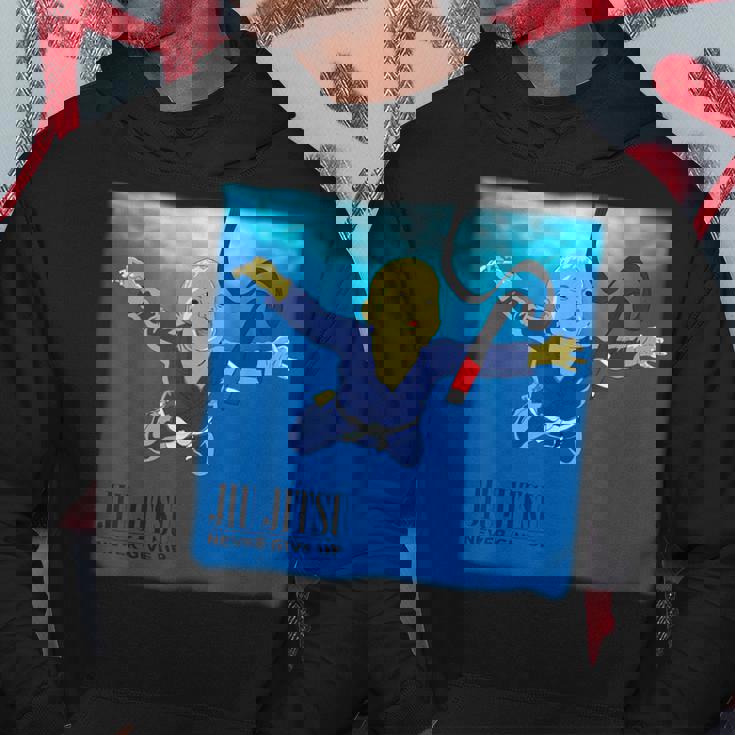 柔術着 Never Give Up You'll Get Bjj ブラックベルト Bjj パーカー 面白い贈り物