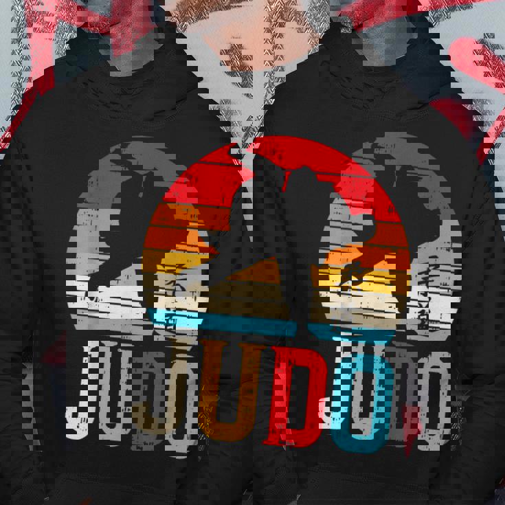 柔道投げ レトロ 日本の格闘技 柔道家 ファイター ギフト パーカー 面白い贈り物