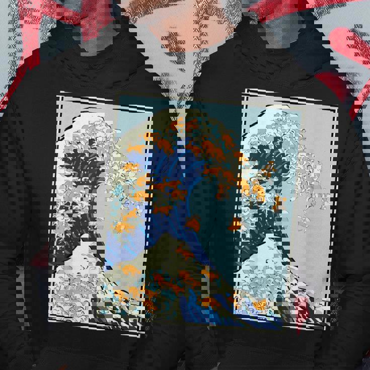 柴犬 大波 日本 神奈川 北斎 犬 動物 パーカー 面白い贈り物