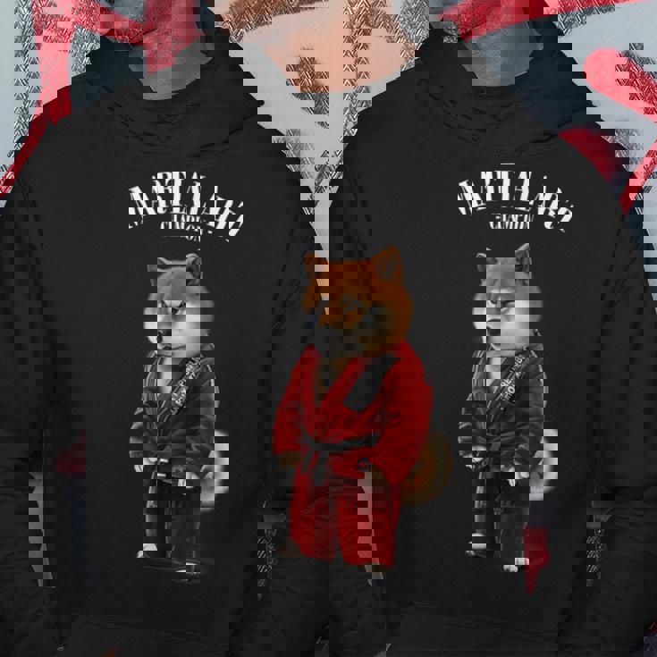 柴犬 柔道空手師 赤柔道師 パーカー 面白い贈り物