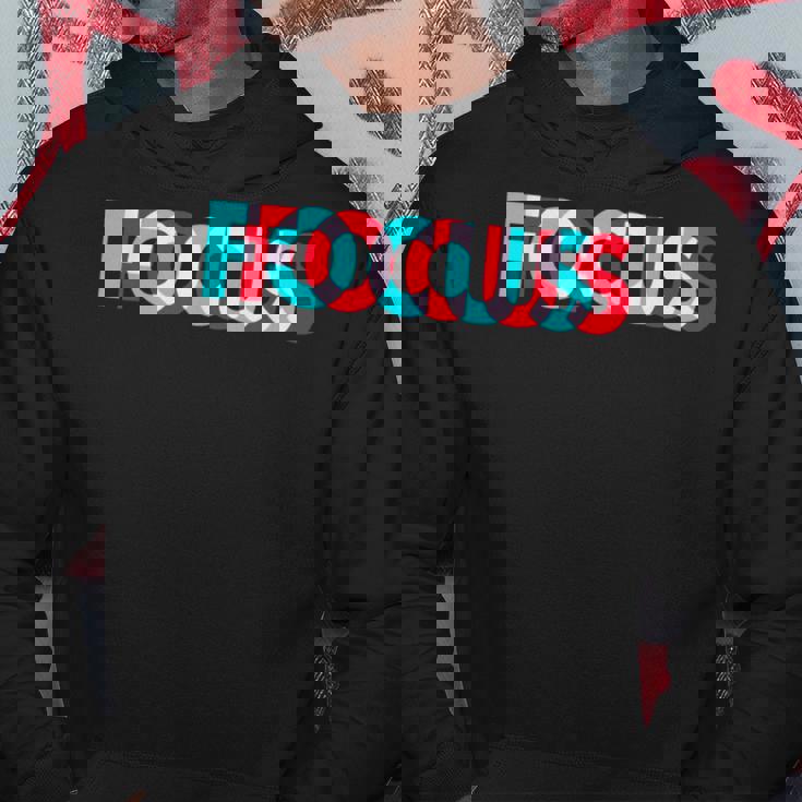 楽しいフォーカスデザイン 錯覚トリッピー パーカー 面白い贈り物