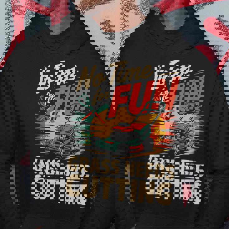 楽しい草刈りの必要がない 面白い芝刈り パーカー 面白い贈り物