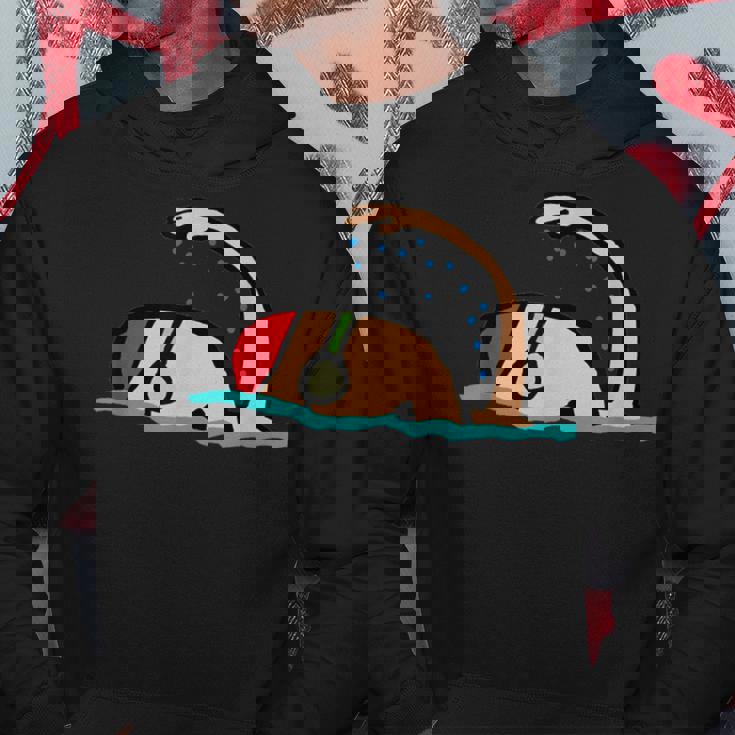 水泳。 パーカー 面白い贈り物