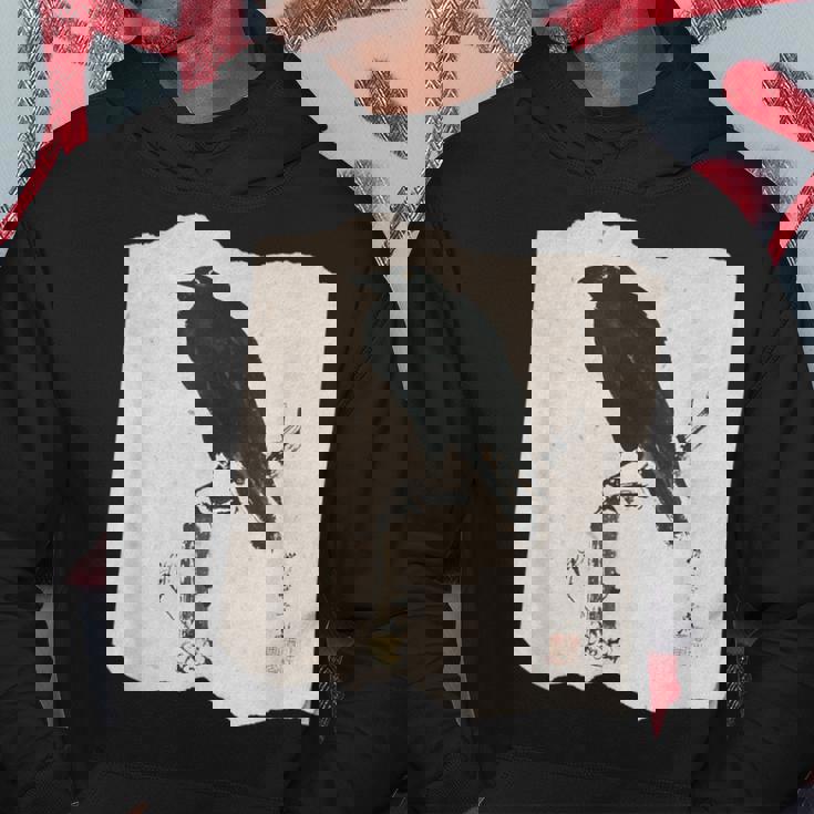 河鍋暁斎のカラス 浮世絵 日本画 日本文化 烏 パーカー 面白い贈り物