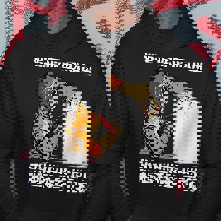 溶接工エンジニアにはヒーローが必要だから 面白すぎる溶接 パーカー 面白い贈り物