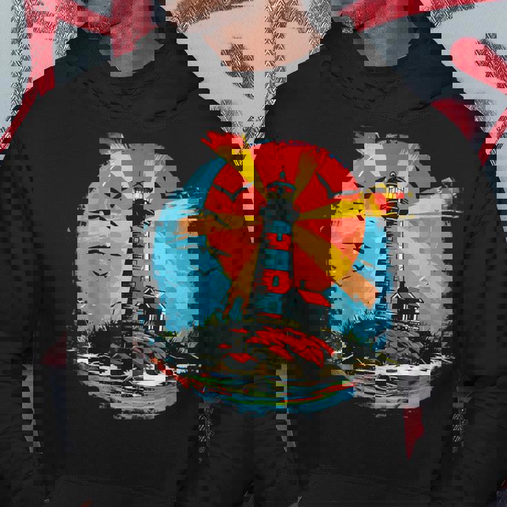 灯台 シーサイド ハウス セーリング 海 ビーチ ボート パーカー 面白い贈り物