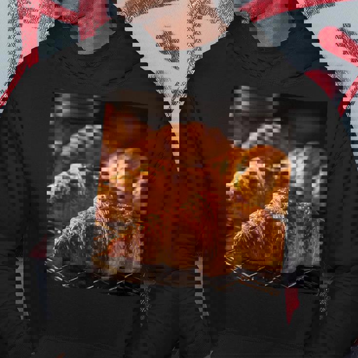 焼きたてのクロワッサン パーカー 面白い贈り物