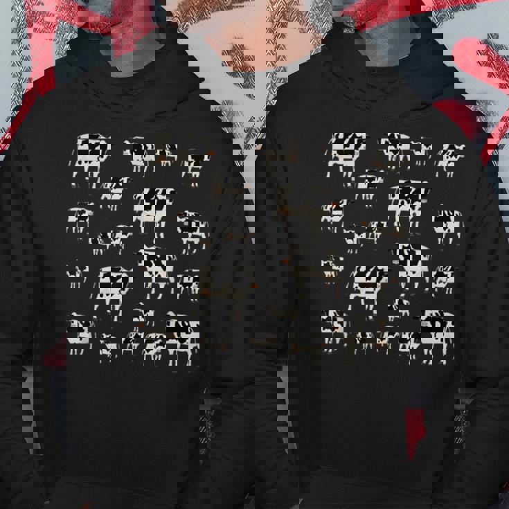 牛農場の動物柄 パーカー 面白い贈り物