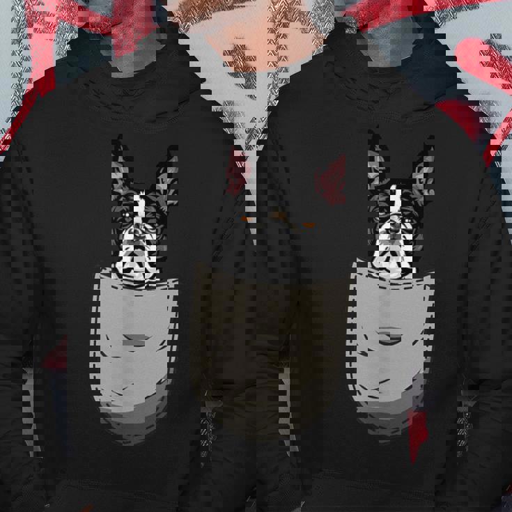 犬 365 ボストンテリア 犬 ポケット入り 犬好きのギフト パーカー 面白い贈り物