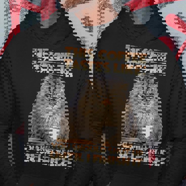 猫朝のイライラとコーヒー愛好家向け T パラス猫 パーカー 面白い贈り物