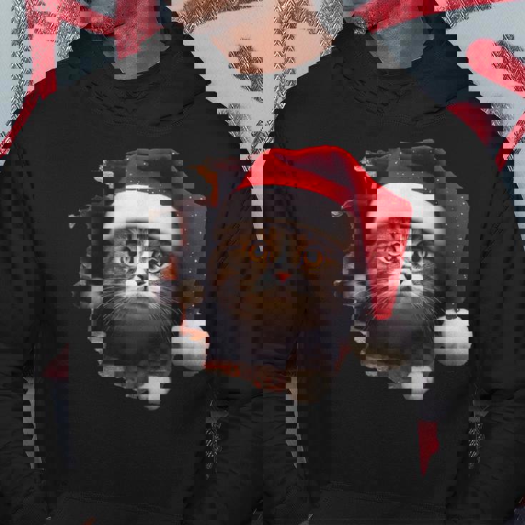 猫 クリスマス クリスマスパーティー パーカー 面白い贈り物