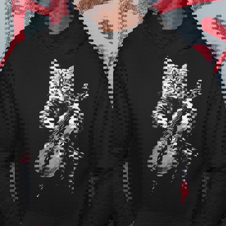 猫 演奏 チェロ ヴィンテージ ジャズ ミュージシャン チェリスト パーカー 面白い贈り物