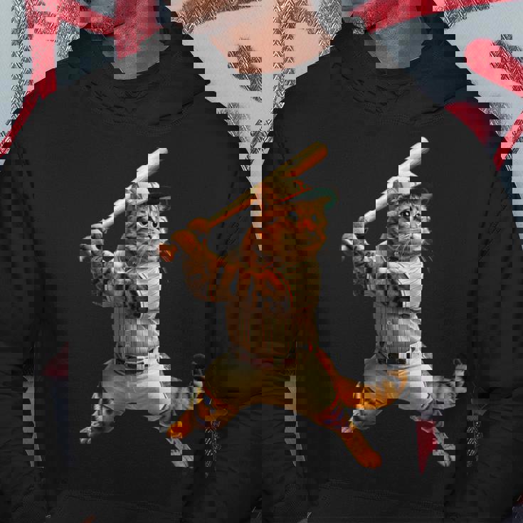 猫 面白いtシャツ 野球 ネコ ベースボール おもしろ 服 ネタ メンズ 野球部 おもしろグッズ 大人 子供 パーカー 面白い贈り物