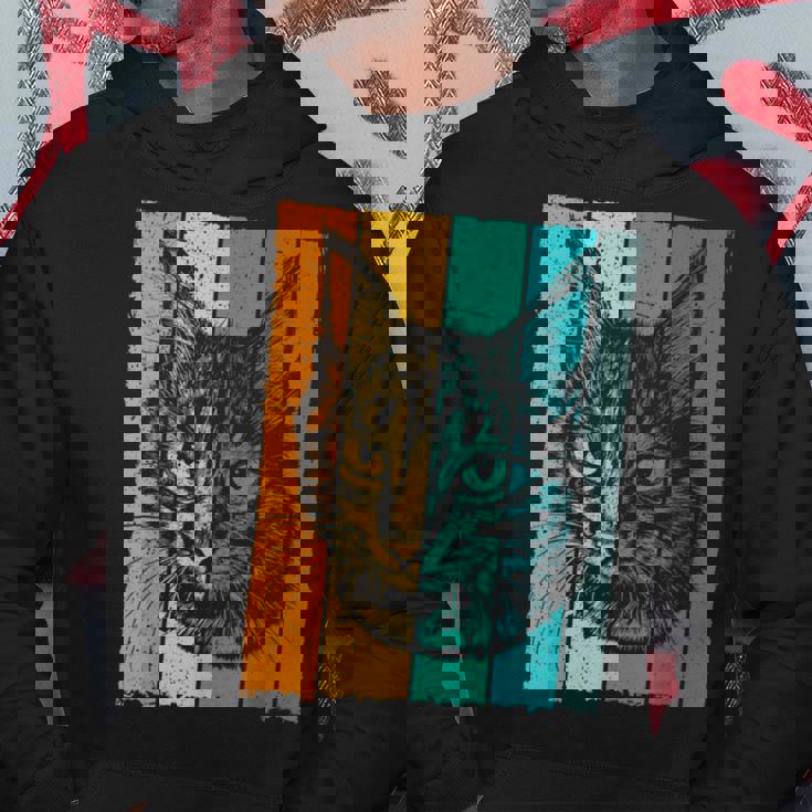 猫、レトロ パーカー 面白い贈り物