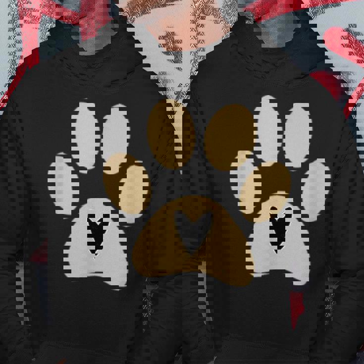 猫や犬の愛好家のための足付きハート パーカー 面白い贈り物