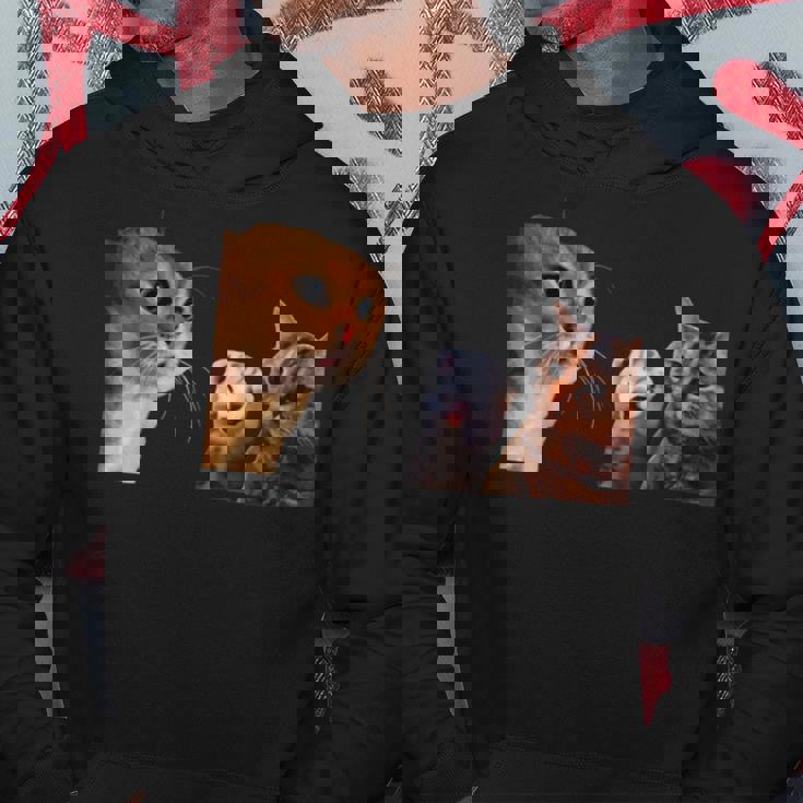 猫ミーム 説教する猫 怒られる猫 泣き叫ぶ猫 説教 怒る かわいい 面白い 人気 楽しい ハッピー パーカー 面白い贈り物