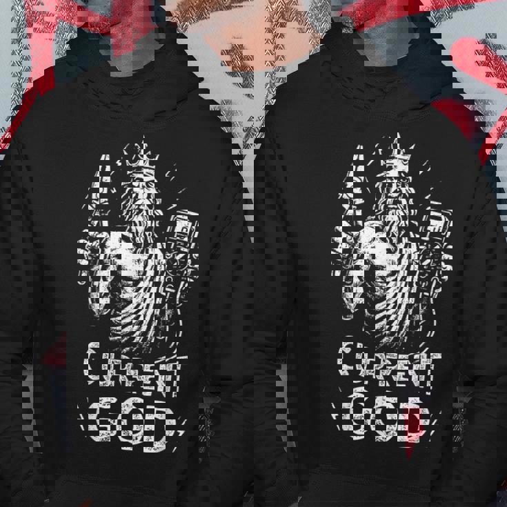 現神ゼウス ギリシャ神話 おもしろ電工 パーカー 面白い贈り物